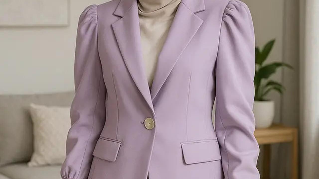 7 Blazer Warna Pastel Trend 2025, Tampil Lembut tapi Powerful