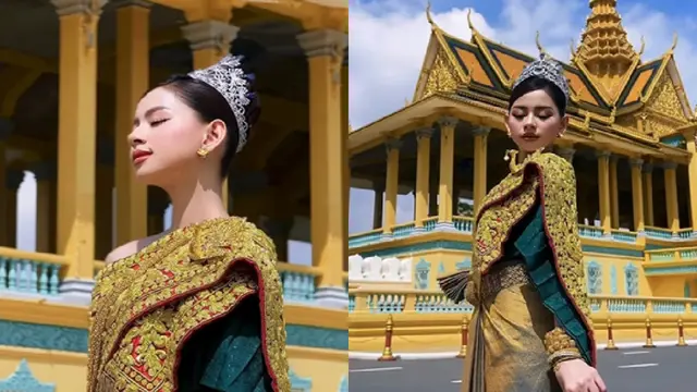 2 Ratu Kecantikan Kamboja Diserang Warganet Thailand Gara-gara Busana Tradisional
