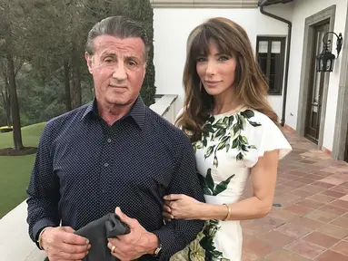 Sylvester Stallone dan Jennifer Flavin. (Foto: Instagram jenniferflavinstallone)