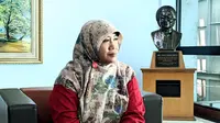 Dokter spesialis jantung dan pembuluh darah di RS Pusat Jantung Nasional Harapan Kita, Ima Ansari Kusuma memberi tanggapan soal transplantasi jantung babi, Jakarta (2/11/2023). Foto: Liputan6.com/Ade Nasihudin.