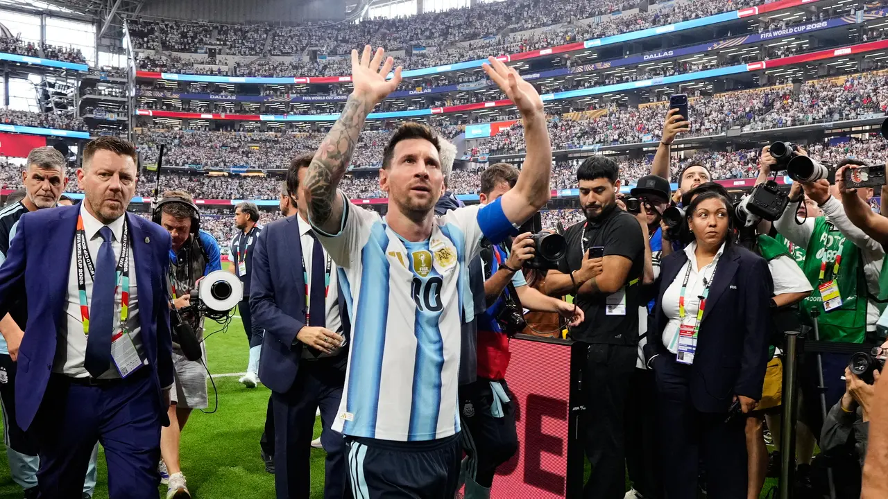 Pemain Argentina Lionel Messi