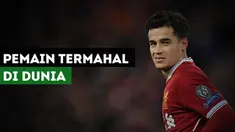 Berita video 5 pemain dengan pembelian termahal di dunia. Neymar termahal, Coutinho di urutan ketiga.