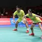 Ganda campuran Indonesia Praveen Jordan / Debby Susanto lolos ke semifinal Jepang Terbuka Super Series 2017. Praveen / Debby mengalahkan Wang Chi-Lin / Lee Chia Hsin dari Taiwan, Jumat (22/9/2017). (Humas PP PBSI)