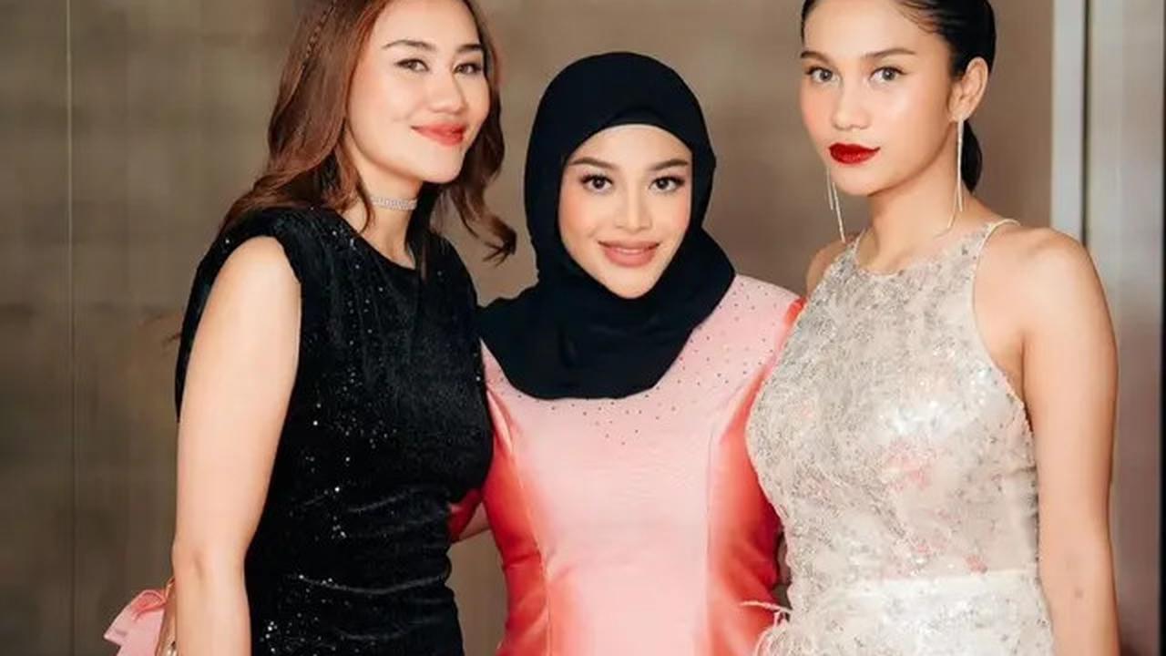 Adu Gaya Glamor Santun Aurel Hermansyah, Syahnaz Sadiqah, dan Olla Ramlan di Ultah Marlene Hariman, Tampil Blink Blink dengan Hijab