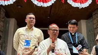 Uskup Agung Jakarta Kardinal Ignasius Suharyo dalam pernyataan pers terkait kunjungan Paus Fransiskus di Gereja Katedral, Jakarta, Rabu (4/9/2024). (Liputan6.com/Benedikta Miranti)