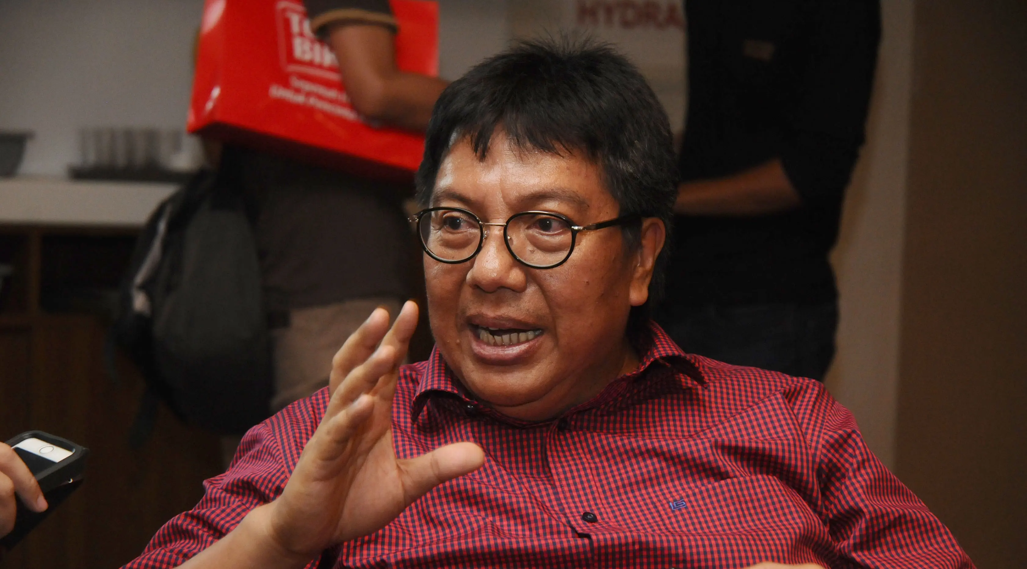 Direktur Utama Persija Jakarta, Gede Widiade (Helmi Fitriansyah/Liputan6.com)