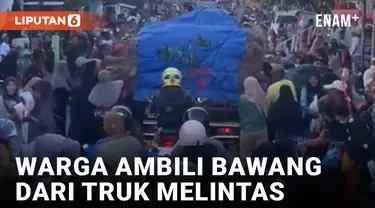 Duh! Warga di Ponorogo Diduga Curi Bawang dari Truk yang Lintasi Karnaval