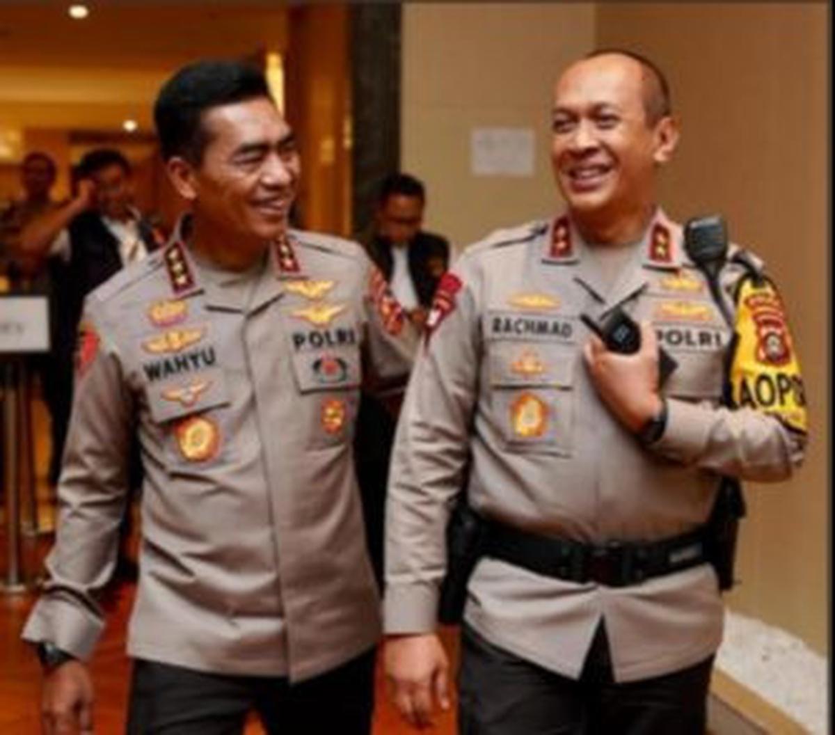 Kebersamaan yang sudah dijalin sejak lama membuat Irjen Pol Albertus Rachmad Wibowo memiliki hubungan akrab dengan Kabareskrim Komjen Pol Wahyu Widada.