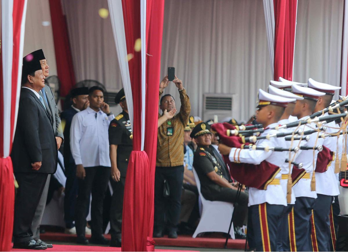 Prabowo hadiri sertijab Menhan