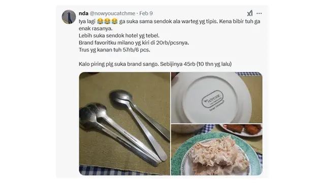 6 Cuitan Netizen tentang Sendok Ini Bikin Tepuk Jidat, Harus Sesuai Keinginan