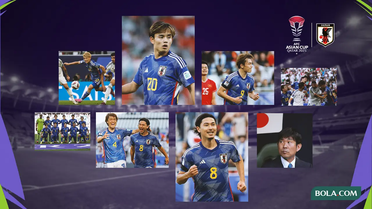Kolase - Timnas Jepang di Piala Asia 2023