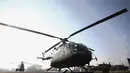 40 pesawat tempur, 32 pesawat angkut dan 11 Heli juga dikerahkan dalam Latihan Gabungan TNI 2014, Senin (19/5/14). (Liputan6.com/Faizal Fanani)