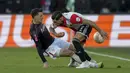 <p>AS Roma takluk 0-1 dalam lawatan ke kandang Feyenoord. Gol Mats Wieffer menjadi pembeda kedua tim. (AP Photo/Peter Dejong)</p>