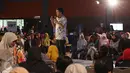 Wakil Direktur Utama Emtek, Sutanto Hartono,saat menjadi pembicara dalam acara Emtek Goes to Campus (EGTC) 2017 di Malang, Jawa Timur, Rabu (3/5). (Liputan6.com/Helmi Afandi)