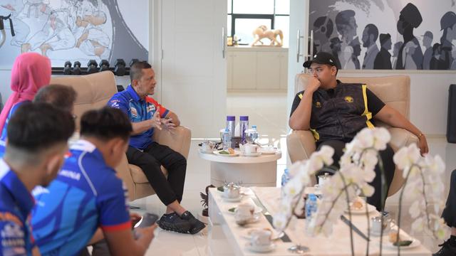 Manajemen Pertamina Mandalika SAG Team Bertemu Menpora