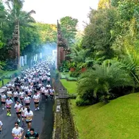 Padma Run 2025 di Bali sukses digelar dengan kombinasi lari amal, budaya, dan keindahan alam Ubud. (Padma Run)