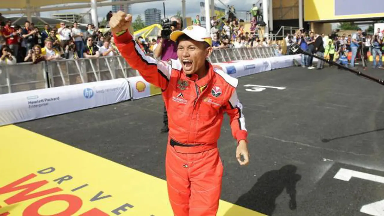 Tim Bumi Siliwangi Juara Drivers' World Championship di Shell Eco-Marathon. Kredit Foto: Shell Eco-Marathon
