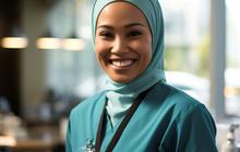 7 Rekomendasi Baju Kantor Berjilbab Blus Lengan Panjang, Bikin Gaya Makin Uptodate