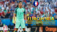 Pada laga 16 besar, Wales akan menghadapi Irlandia Utara sementara Kroasia berhadapan dengan Portugal, seperti apa prediksinya?