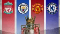 Premier League - Kandidat juara Premier League- Liverpool, Manchester City, Manchester United, Chelsea (Bola.com/Adreanus Titus)