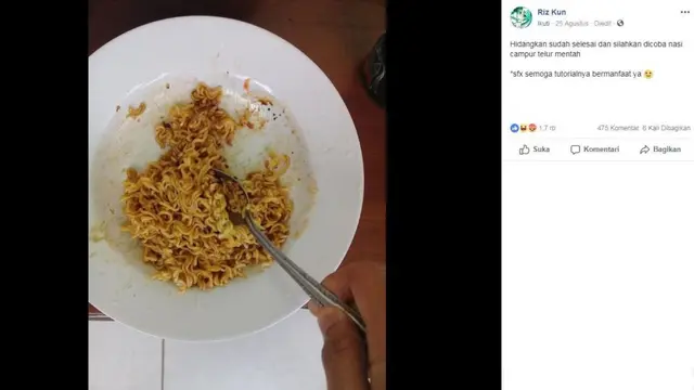 Buat Tutorial Nasi Campur, Hasil Akhirnya Justru Jadi Ngakak