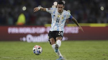 Foto: Tanpa Lionel Messi, Argentina Kalahkan Kolombia di Kualifikasi Piala Dunia 2022