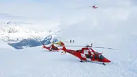 Seorang mahasiswa berusia 19 tahun asal Amerika Serikat menghilang ketika sedang ski di Pegunungan Alpen Swiss ditemukan selamat.