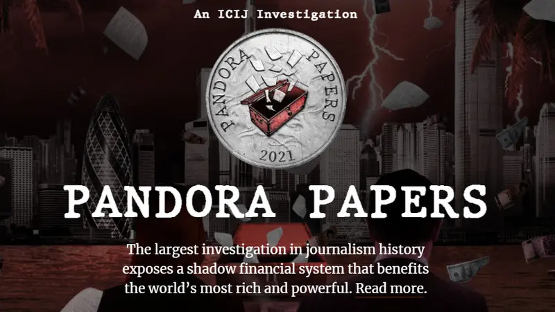 Pandora paper.https://www.icij.org/