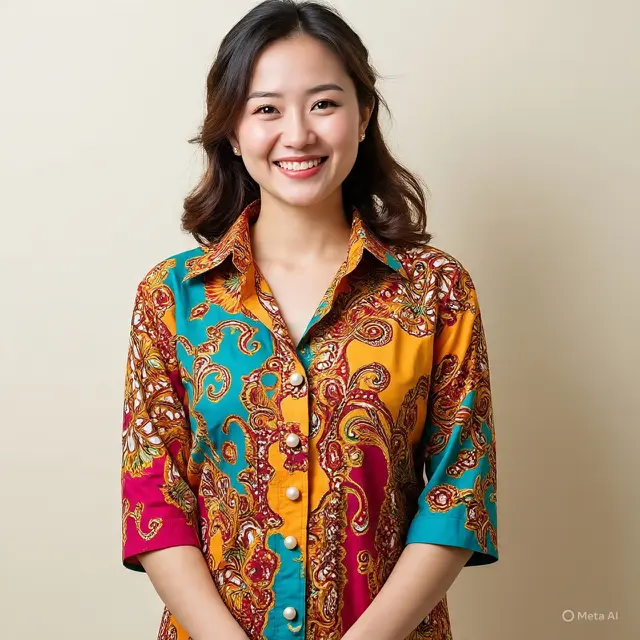 Atasan Batik Pesta Wanita