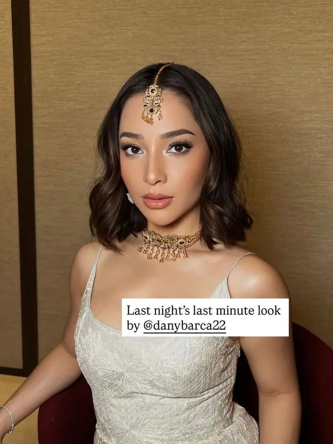 Nikita Willy Tampil Bak Artis Bollywood Saat Hadiri Diwali Night, Pesonanya Makin Glowing dengan Sentuhan Bronze Glam Makeup