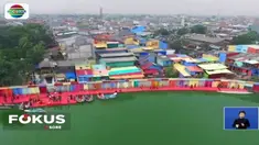 Kampung pertama yang diresmikan Anies, pagi tadi adalah Danau Sunter Barat, Kelurahan Sunter Jaya, Kecamatan Tanjung Priok, Jakarta Utara.