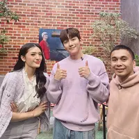 Anissa Aziza, Ji Chang Wook, Raditya Dika (Instagram/anissaaziza)