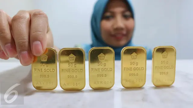 Harga Emas Antam Turun Hari Ini Usai Cetak Rekor Termahal