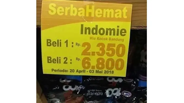 6 Harga Makanan di Toko Ini Bikin Mikir Keras