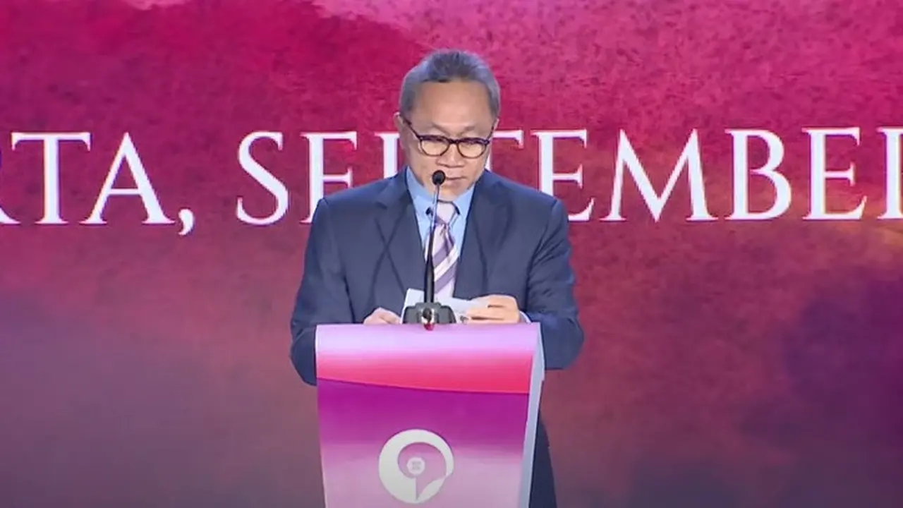 Menteri Perdagangan Zulkifli Hasan dalam acara ASEAN Business & Invesment Summit