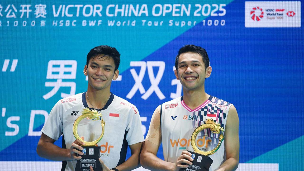 FOTO: Fajar/Fikri Persembahkan Satu-Satunya Gelar untuk Indonesia di China Open 2025
