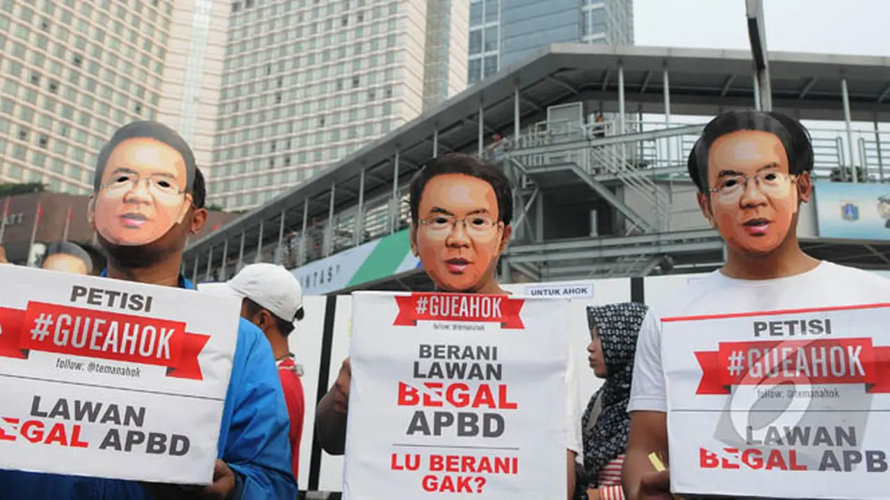 Ratusan Warga Dukung Ahok Lawan Begal APBD