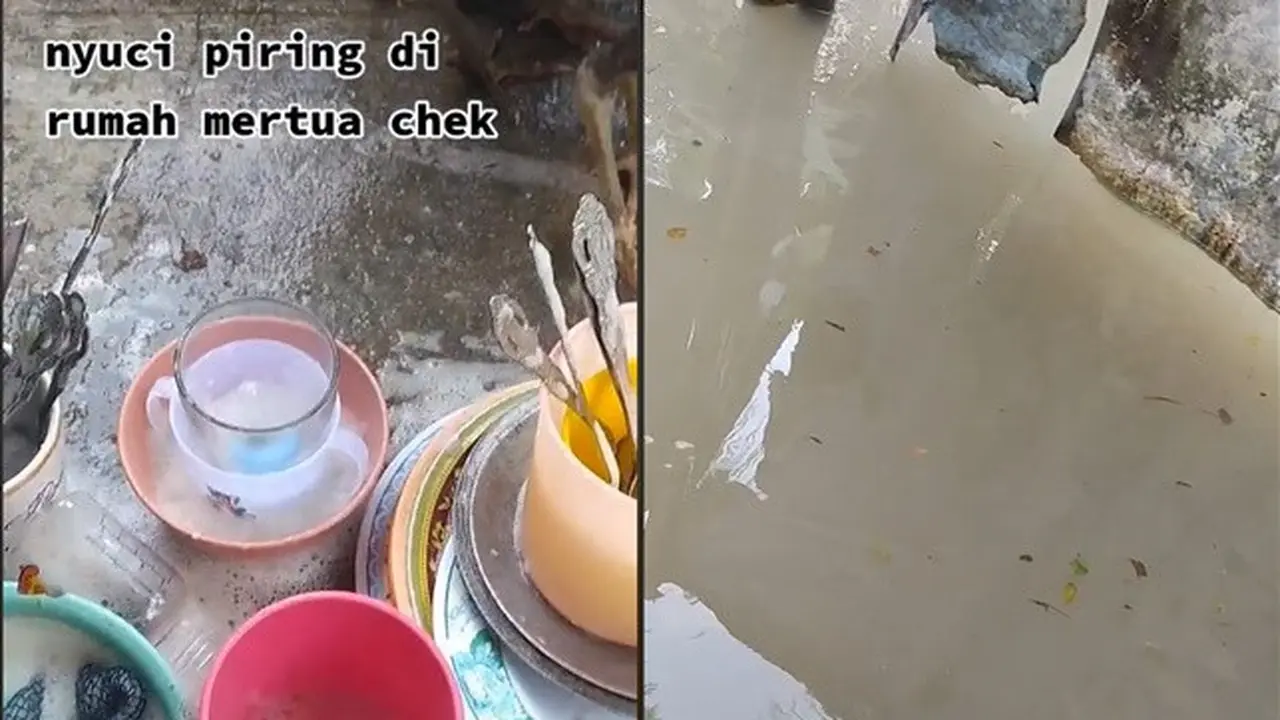 Wanita Ini Cuci Piring di Rumah Mertua Pakai Air Kolam Ikan, Alasannya Miris