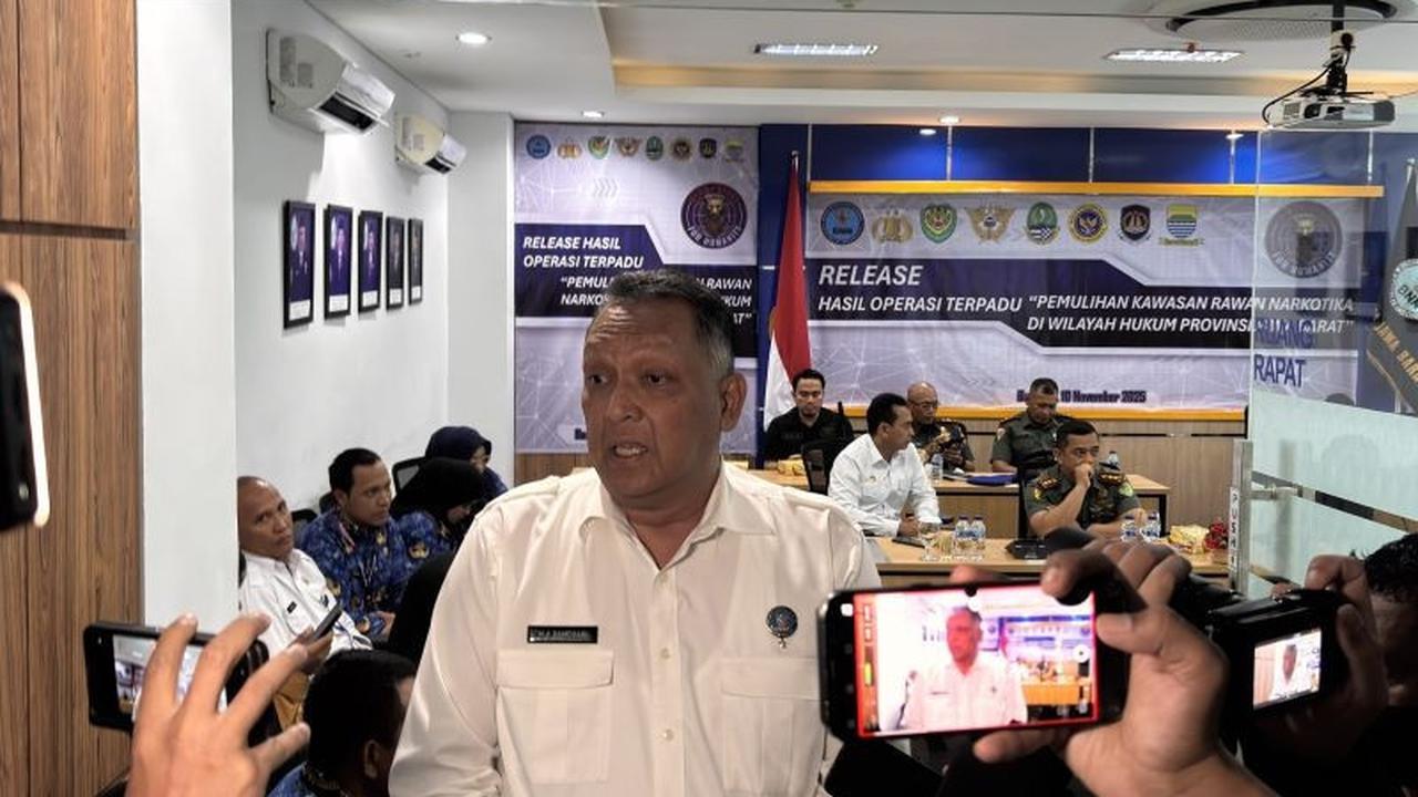 BNNP Jabar Gencarkan Operasi Narkotika di Kawasan Rawan, Belasan Orang Diamankan