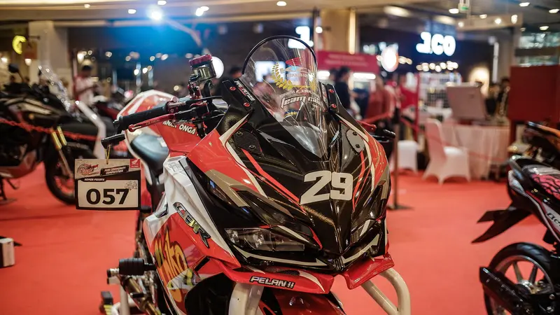 Kumpulan Potret Motor Keren di Honda Modif Contest 2023 Seri Pekanbaru