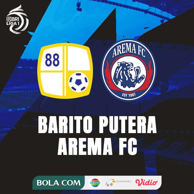 BRI Liga 1 - Barito Putera Vs Arema FC