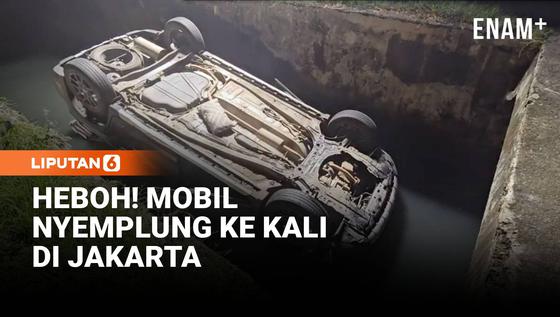 Kronologi Taksi Online Jakarta Nyemplung Ke Kali