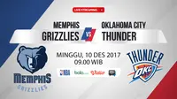 Memphis Grizzlies Vs Oklahoma City Thunder (Bola.com/Adreanus Titus)