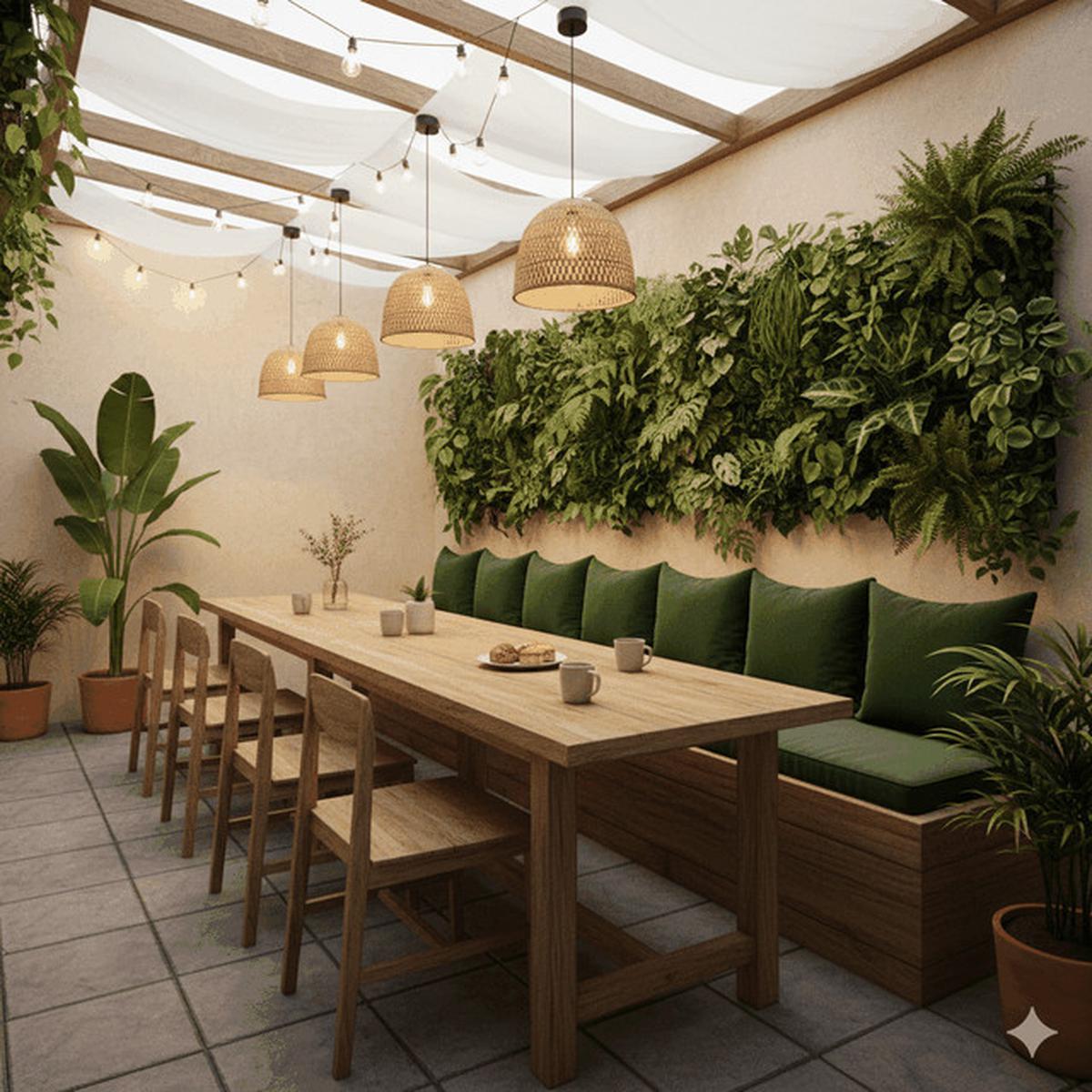 10 Desain Teras Kecil Tapi Estetik Mirip Cafe Mini di Rumah, Estetik Instagramable