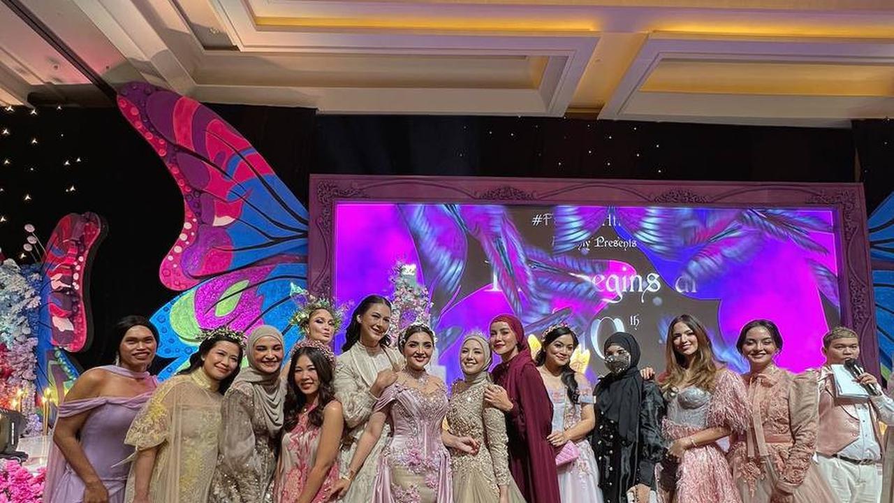 Potret Artis Papan Atis Hadiri Pesta Ultah Ashanty Ke-40, Luna Maya Tampil Stunning Bak Peri Sampai Menang Best Dress