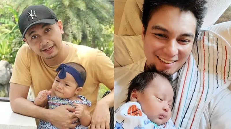 Ayah Idaman, Ini 6 Potret Seleb Ketiduran Bareng Buah Hati