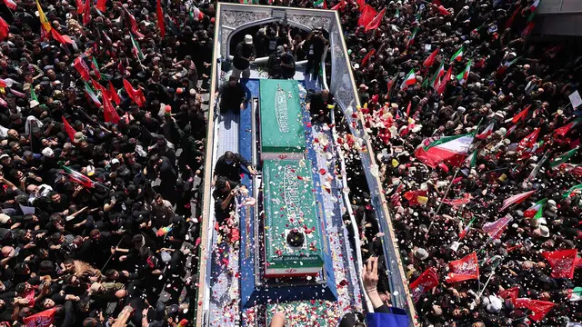 Jutaan Pelayat Antar Ali Khamenei Menuju Peristirahatan Terakhir