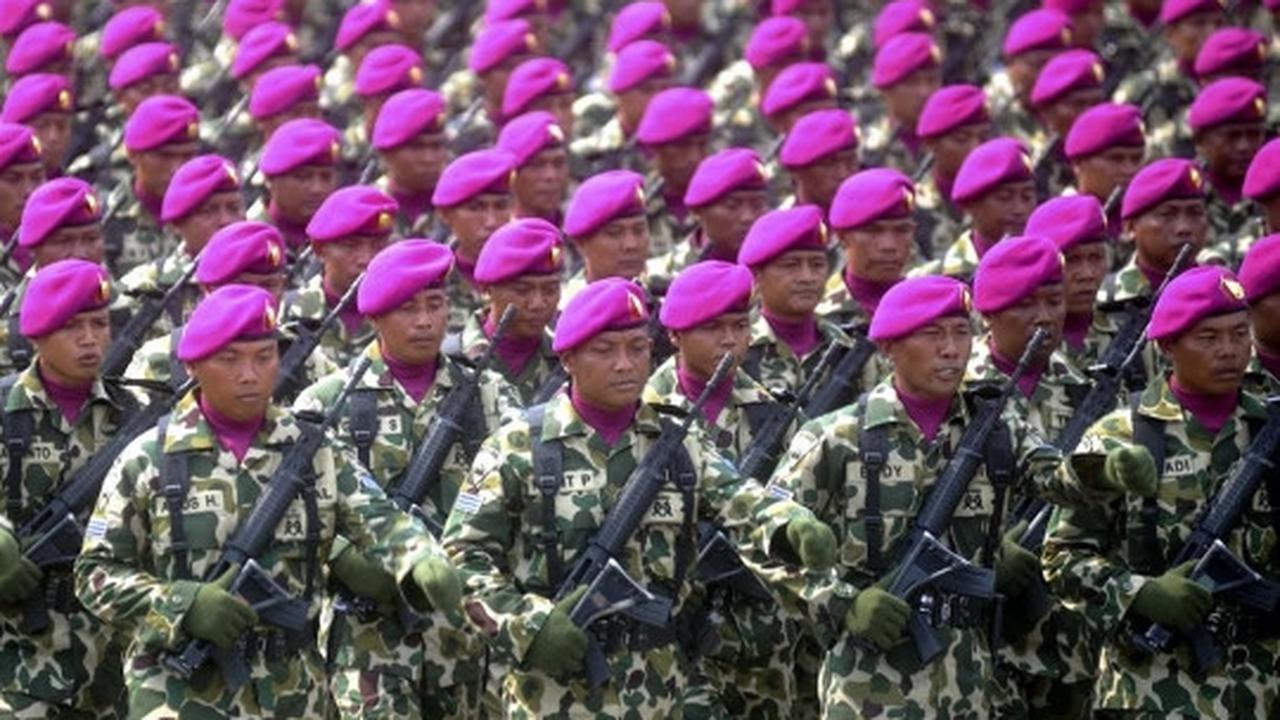 Aksi tiga pasukan elit di HUT TNI ke-70