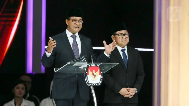 Momen Akhir Capres-Cawapres Usai Debat Pamungkas Pemilu 2024