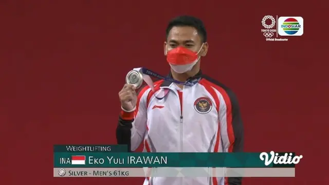 Eko Yuli Irawan Peraih Medali Perak dari sektor Angkat Besi Pria 61 Kg